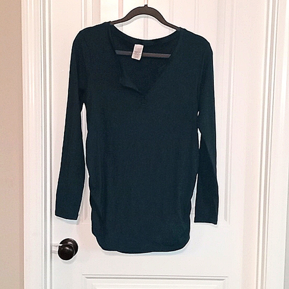 Navy Maternity Top